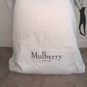 Mulberry England backpack, color black.